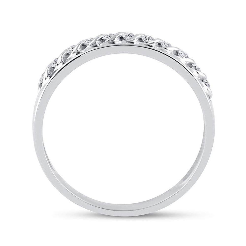 10K White Gold Round Diamond Bridal Ring Set - 3/4 Carat Total Diamond Weight
