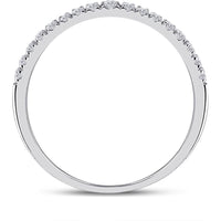 10K White Gold Round Diamond Halo Bridal Wedding Ring Set - 1/2 Carat Total Diamond Weight