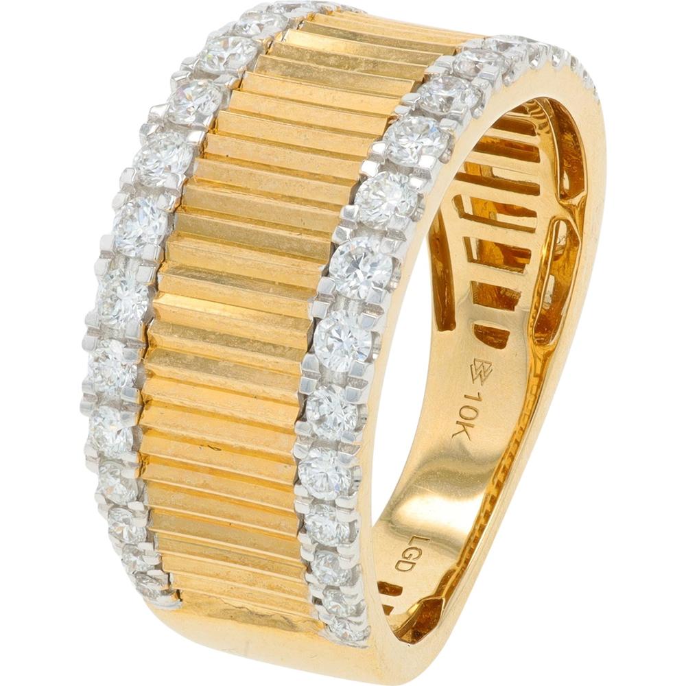 10K Yellow Gold 0.62 Carat Lab Grown Diamond Ring