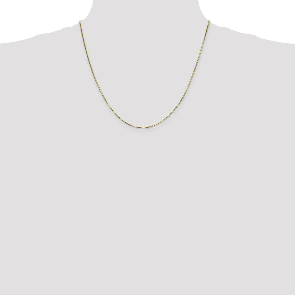 10K Yellow Gold 0.95mm Box Chain Necklace - 20" Length
