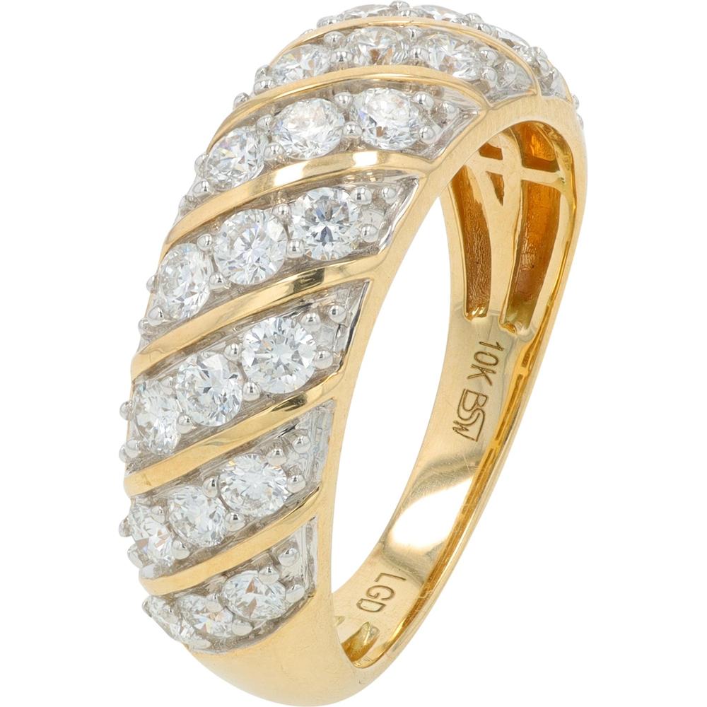 10K Yellow Gold 1.00 Carat Lab Grown Diamond Band