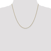 10K Yellow Gold 1.1mm Round Snake Chain Necklace - 20"