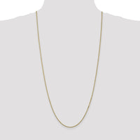 10K Yellow Gold 1.5mm Box Chain Necklace - 30"