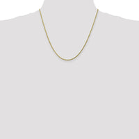 10K Yellow Gold 1.75mm Diamond-Cut Rope Chain Necklace - 20 Inch