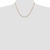 10K Yellow Gold 1.7mm Singapore Chain Necklace - Polished Finish, 18"