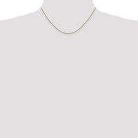10K Yellow Gold 16" Box Chain Necklace - 0.9mm Width
