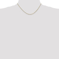 10K Yellow Gold 16" Box Chain with Polished Finish - 1.3mm Width