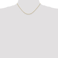 10K Yellow Gold 16" Diamond-Cut Rope Chain - 1.5mm Width