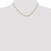 10K Yellow Gold 16" Forzantine Cable Chain - 1.8mm Width