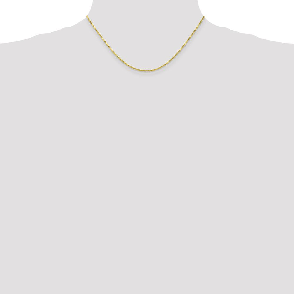 10K Yellow Gold 16" Parisian Wheat Chain - 1.5mm Width