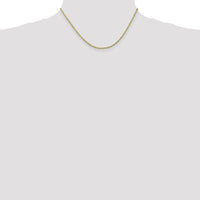 10K Yellow Gold 16" Singapore Chain - 1.7mm Width