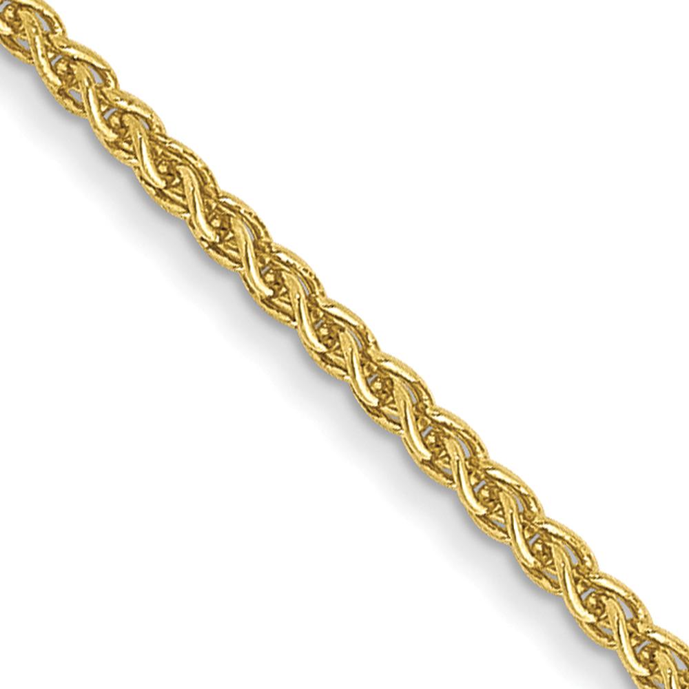 10K Yellow Gold 18" 1.05mm Spiga Chain Necklace - Polished Finish