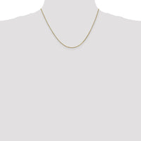 10K Yellow Gold 18" 1.3mm Box Chain Necklace - Polished Finish