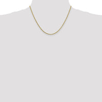 10K Yellow Gold 18" 1.9mm Box Chain with Lobster Clasp