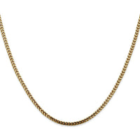 10K Yellow Gold 18" 2.5mm Franco Chain with Lobster Clasp