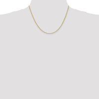 10K Yellow Gold 18" 2mm Regular Rope Chain Necklace with Lobster Clasp