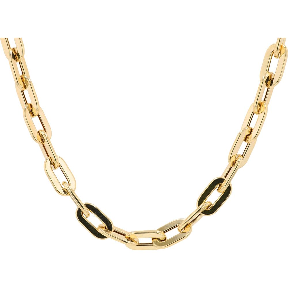 10K Yellow Gold 18" Anchor Chain Necklace - 14.45 grams