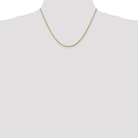10K Yellow Gold 18" Diamond-Cut Rope Chain - 1.75mm Width