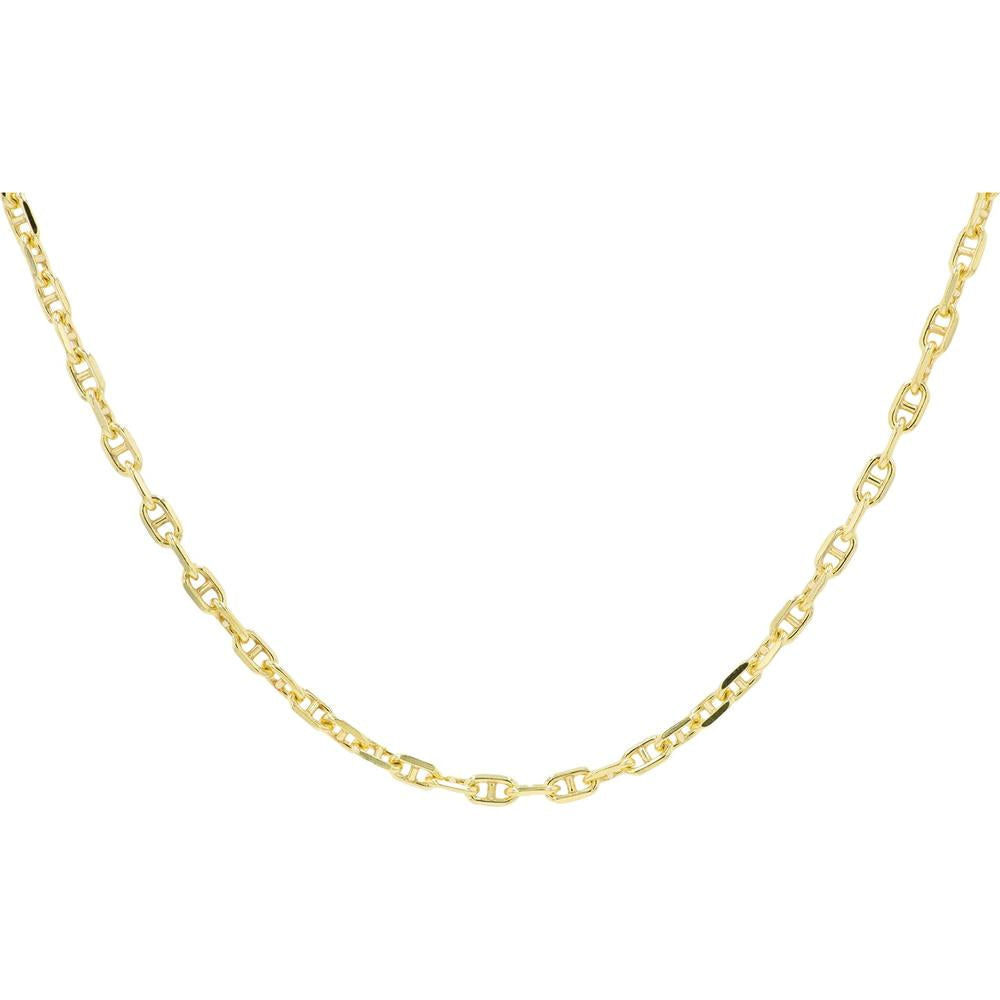 10K Yellow Gold 18 - Inch Mariners Chain Necklace - 4.65g Total Weight