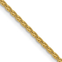 10K Yellow Gold 18" Parisian Wheat Chain - 1.5mm Width