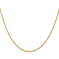 10K Yellow Gold 18" Parisian Wheat Chain - 1.5mm Width