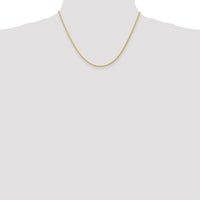 10K Yellow Gold 18" Parisian Wheat Chain - 1.75mm Width