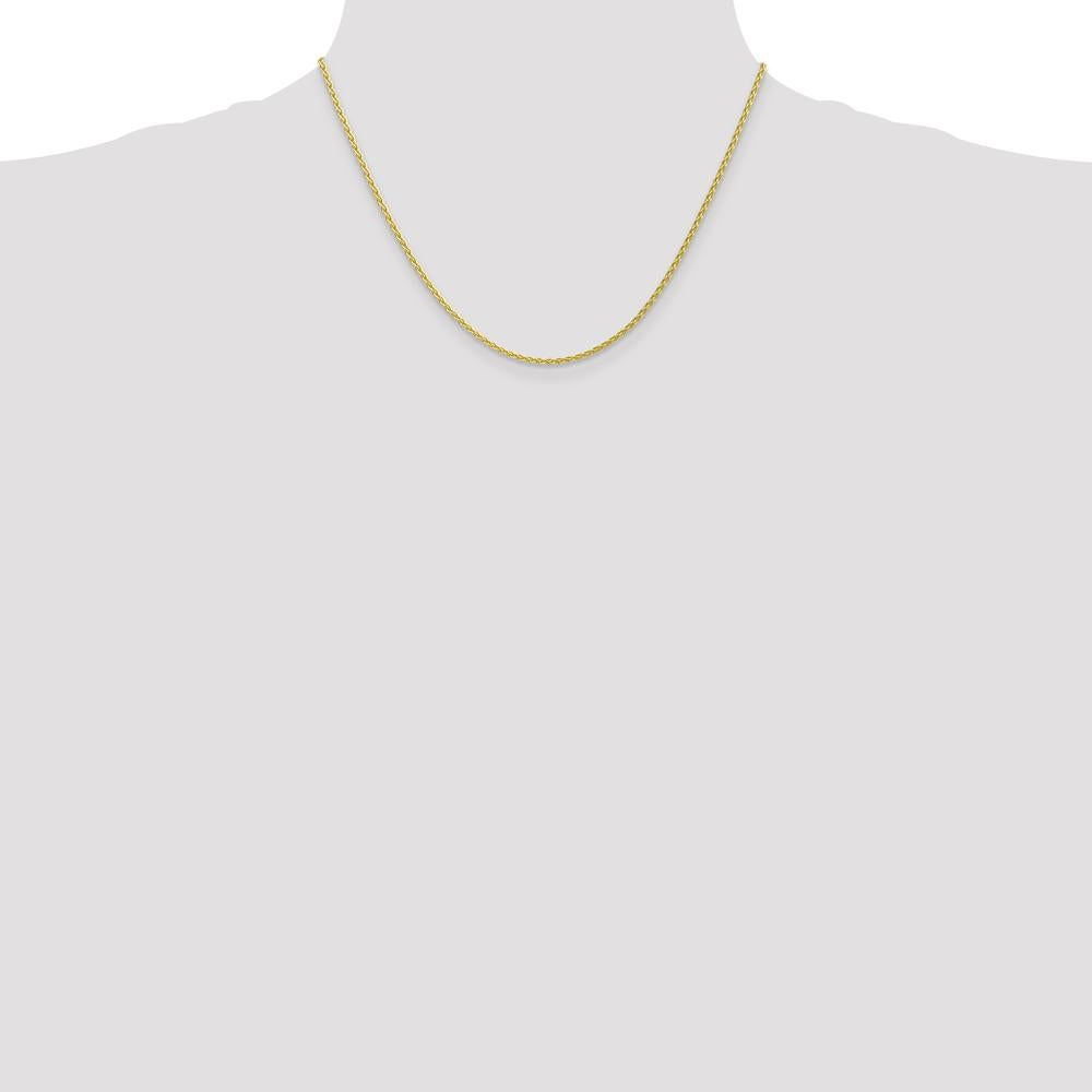 10K Yellow Gold 18" Parisian Wheat Chain - 1.75mm Width