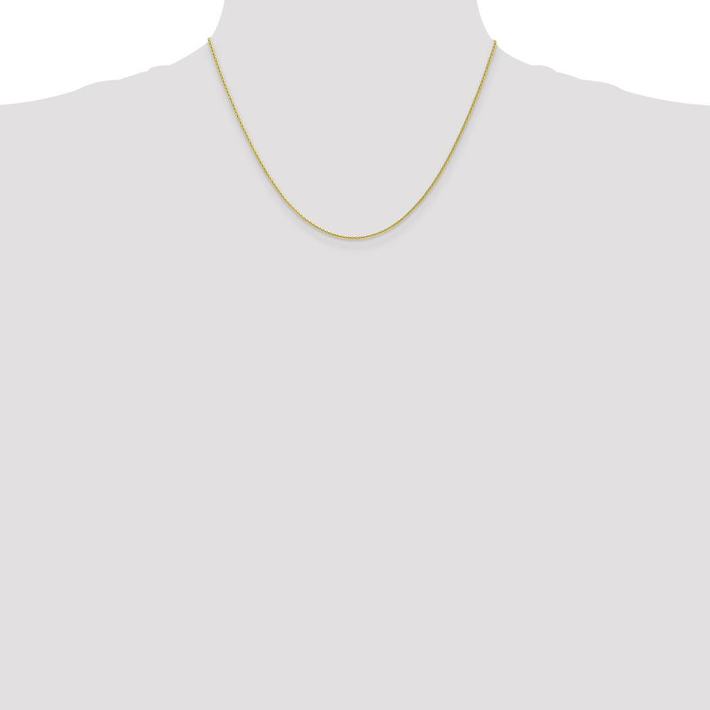 10K Yellow Gold 18" Parisian Wheat Chain Necklace - Polished Finish