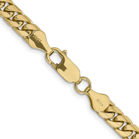 10K Yellow Gold 18" Solid Miami Cuban Link Chain - 5.5mm Width