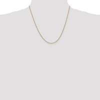 10K Yellow Gold 20" 1.4mm Cable Link Necklace with Lobster Clasp