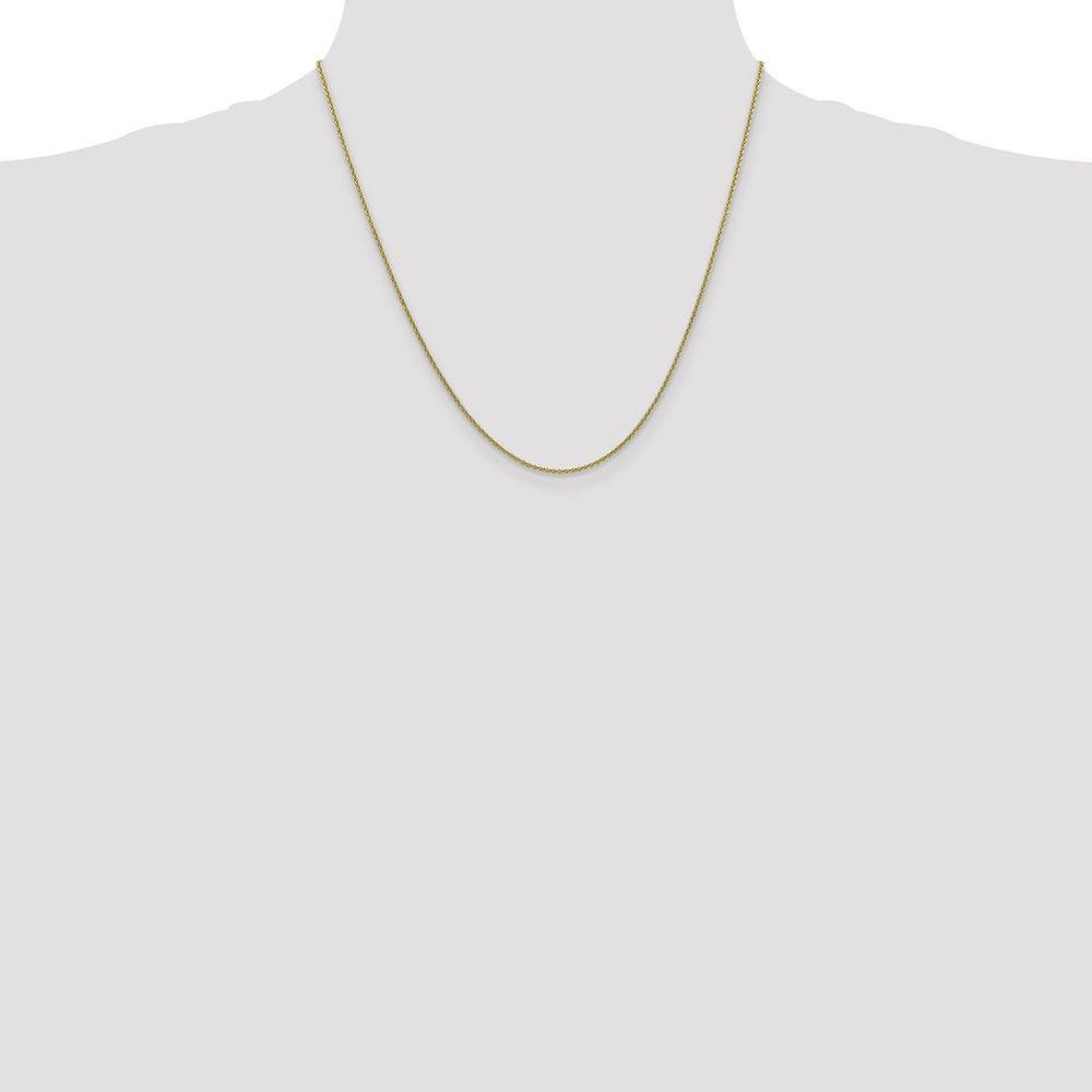 10K Yellow Gold 20" 1.4mm Cable Link Necklace with Lobster Clasp