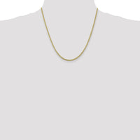 10K Yellow Gold 20" 2mm Franco Chain Necklace