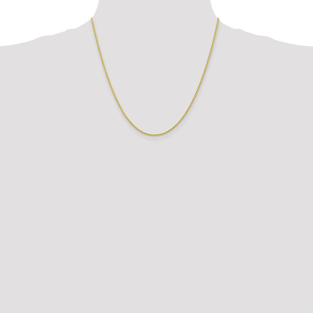 10K Yellow Gold 20" Parisian Wheat Chain - 1.5mm Width