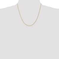 10K Yellow Gold 20" Parisian Wheat Chain Necklace - 1.2mm Width