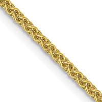 10K Yellow Gold 20" Spiga Chain Necklace - 1.7mm Width