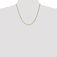 10K Yellow Gold 20" Spiga Chain Necklace - 1.7mm Width