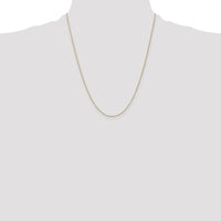 10K Yellow Gold 22" 1.2mm Cable Chain Necklace