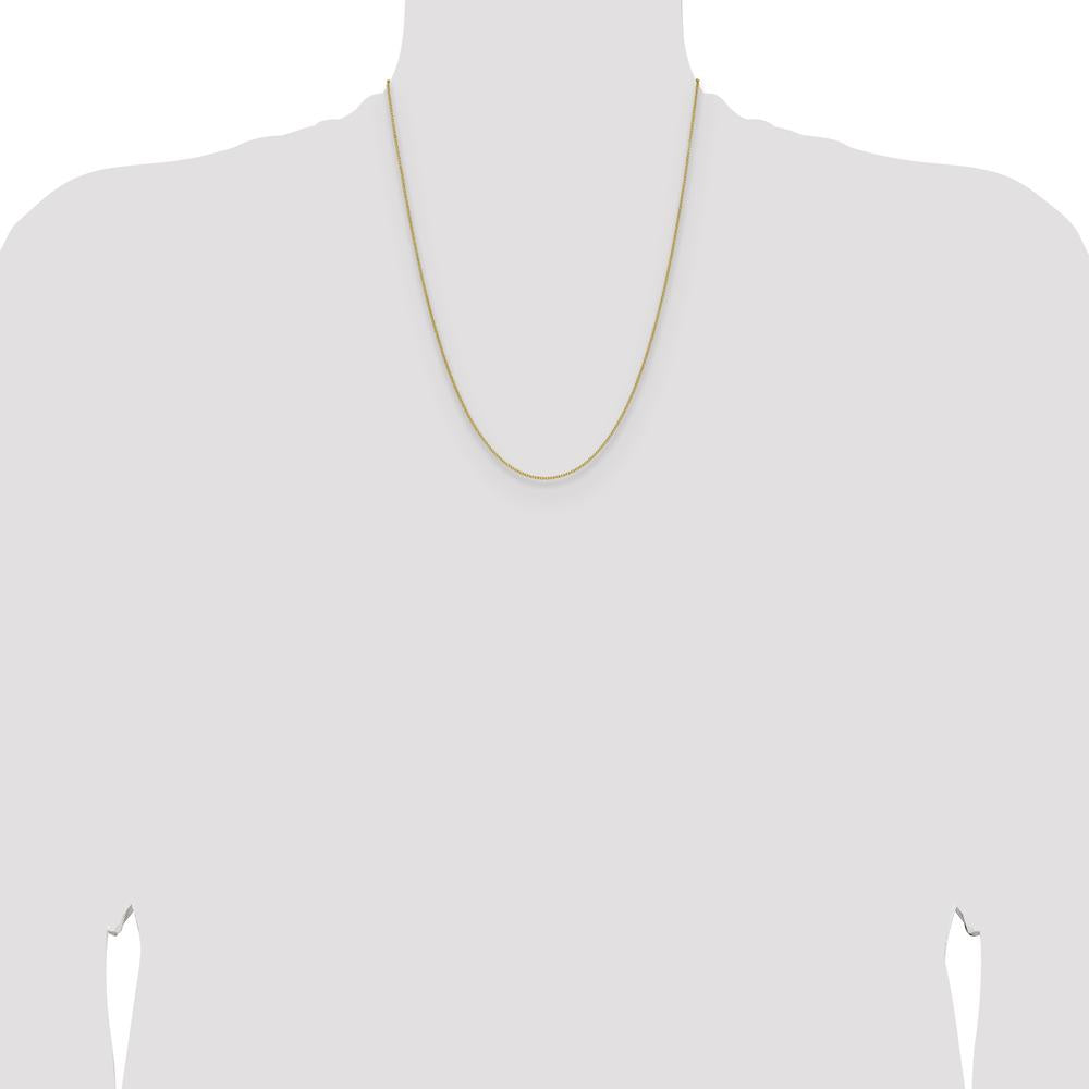 10K Yellow Gold 22" 1.5mm Cable Link Necklace