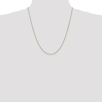 10K Yellow Gold 22" Box Chain Necklace - Polished Finish