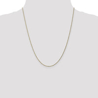 10K Yellow Gold 22" Diamond-Cut Rope Chain Necklace - 1.15mm Width