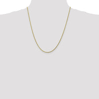 10K Yellow Gold 22" Diamond-cut Rope Chain Necklace - 1.75mm Width