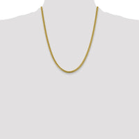 10K Yellow Gold 22" Solid Miami Cuban Link Chain - 4.25mm Width