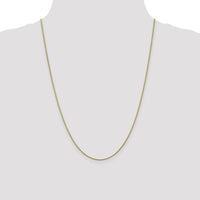 10K Yellow Gold 24" 1.1mm Round Snake Chain Necklace with Polished Finish