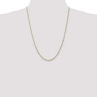 10K Yellow Gold 24" Box Chain Necklace - 1.5mm Width