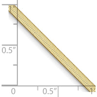 10K Yellow Gold 24" Herringbone Chain Necklace - 2.5mm Width