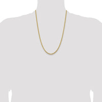10K Yellow Gold 24" Solid Miami Cuban Chain - 3.5mm Width