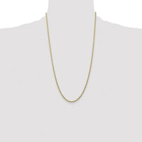 10K Yellow Gold 26" 2.5mm Polished Curb Link Chain Necklace