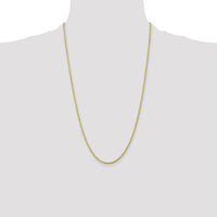 10K Yellow Gold 26" Diamond-Cut Rope Chain Necklace - 2mm Width