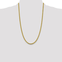 10K Yellow Gold 26" Solid Miami Cuban Link Chain - 4.25mm Width