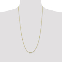 10K Yellow Gold 28" Diamond-Cut Rope Chain - 1.5mm Width